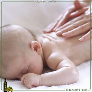 روغن زیتون برای ماساژ نوزاد