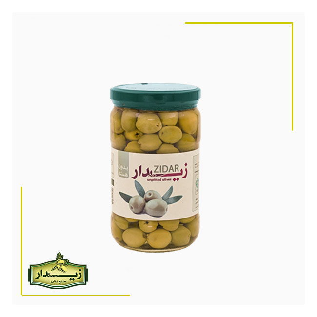زیتون شیشه ای بدون هسته زیدار